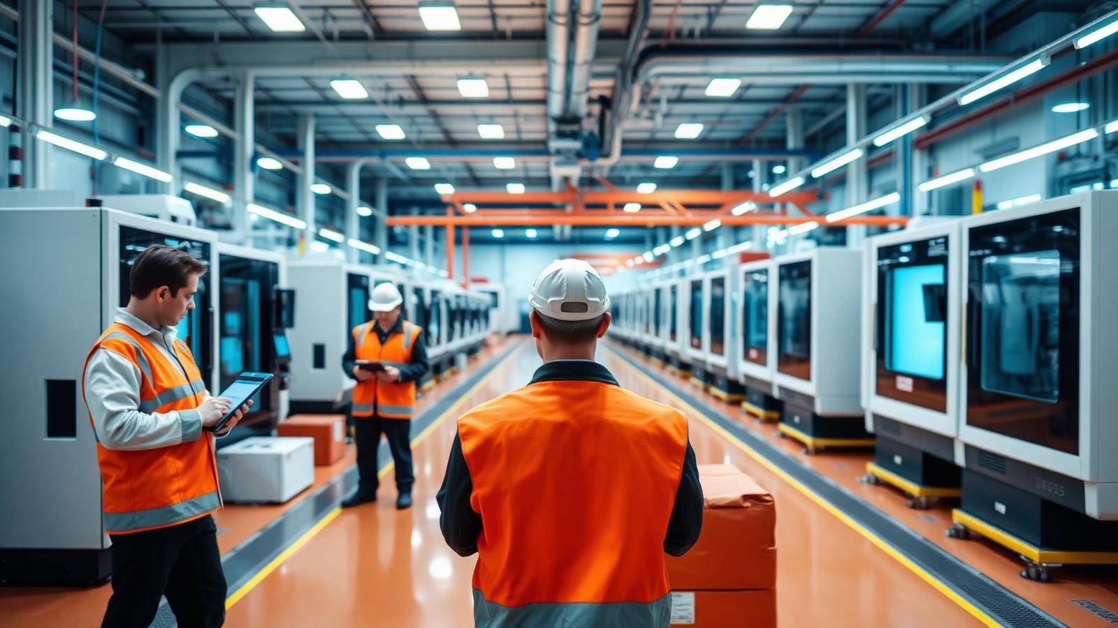 Modern connected manufacturing floor powered by ForgeSphere